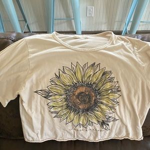 Sunflower crop shirt